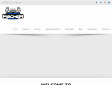 Tablet Screenshot of facauctions.com
